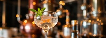 Illustrative boutique distillery tasting photograph